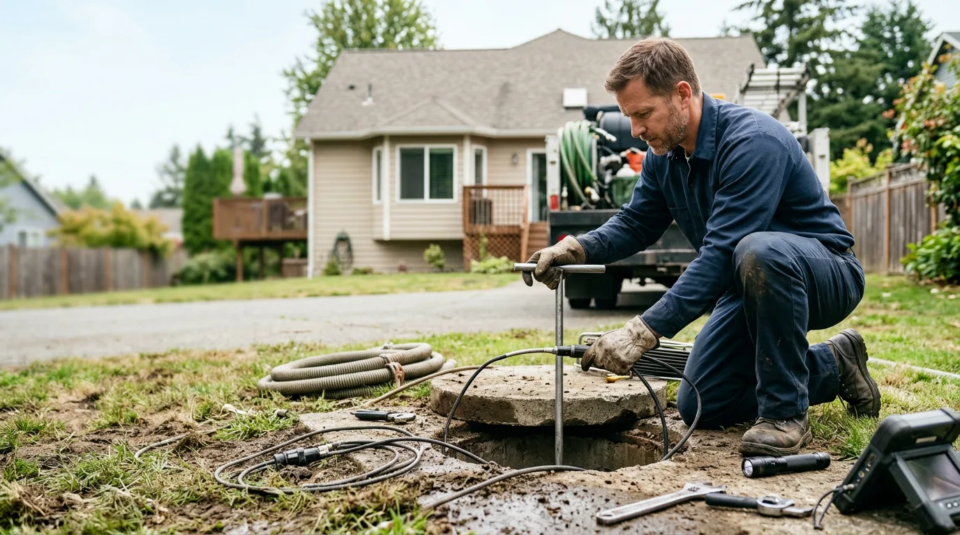 Septic Tank Pumping in Fox Island, WA